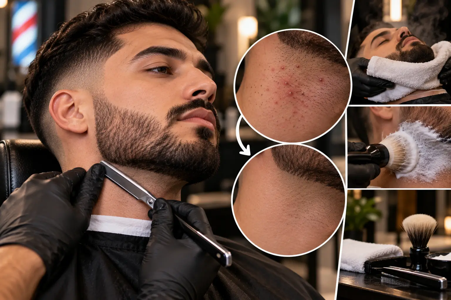 Beard trim Scarborough with clean neckline and professionally shaped beard